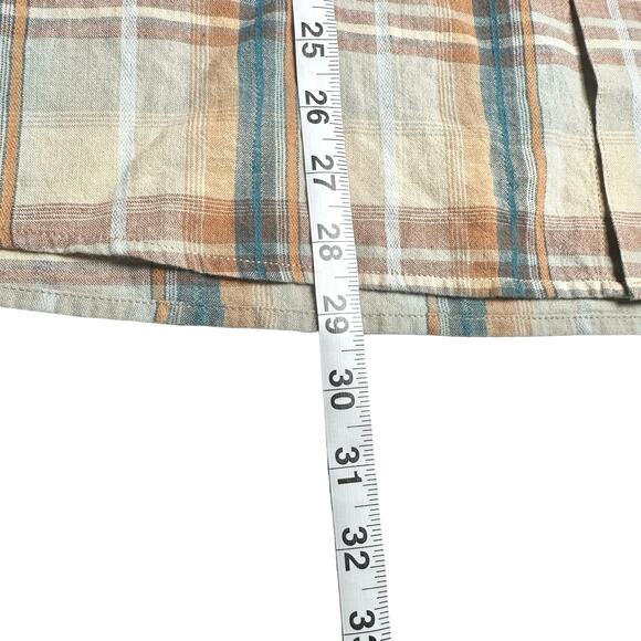 Kuhl | Men | Skorpio Plaid Linen Blend Outdoor Casual Button Up Shirt | XXL - Picture 5 of 10